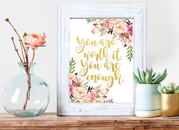 Motivational Quotes Gift For Friend Inspirational Quote Print Printable Wall Art Floral Wall Art Printable Quotes Print Inspirational Sign