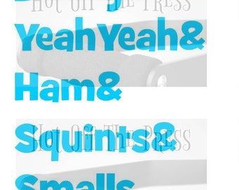 Sandlot Names SVG, DXF Files For Silhouette, For Cricut, Vector Cutting Files Vinyl Decal
