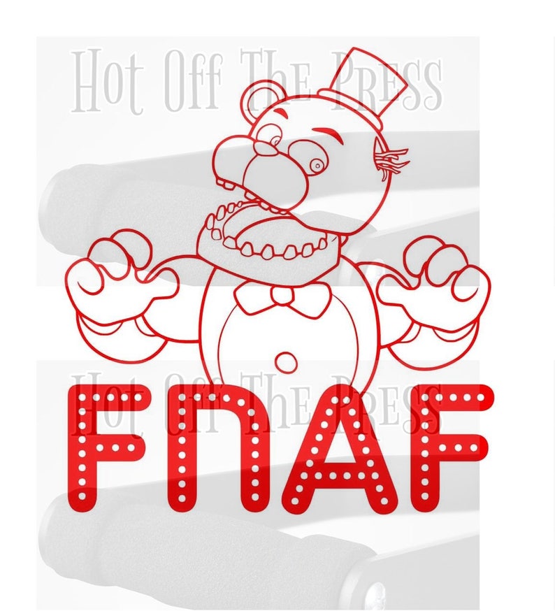 FNAF Freddy SVG DXF Files for Silhouette for Cricut Vector | Etsy
