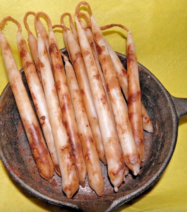 8 Hanging Joined Wick Taper Candles/5 to 5 Etsy