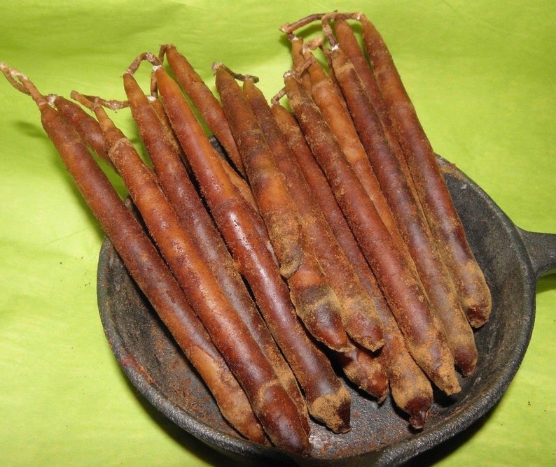 8 Pair Hanging Joined Wick Taper Candles/ 5 to 5 Etsy
