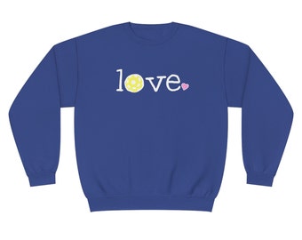 love Pickleball Crewneck Sweatshirt