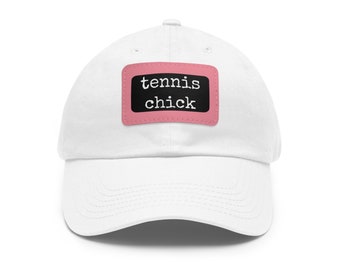 Tennis Chick Hat with Leather Patch