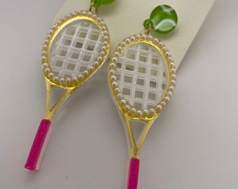 Kitschy Tennis Earrings