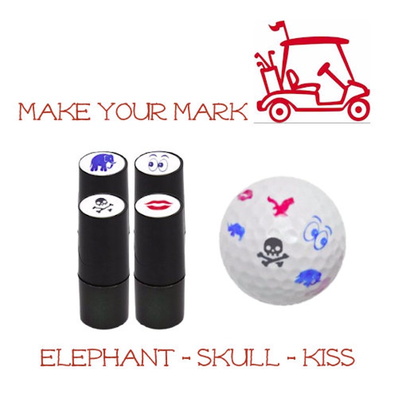 Golf Ball Stamps Make your Mark Stamp Your Balls Etsy