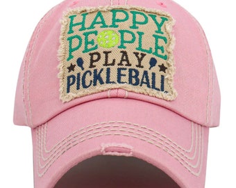 Happy People Pickleball Trucker Hat