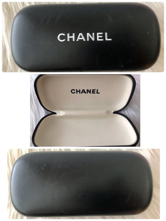 Authentic Chanel Oval/Round Sunglasses/Black Acet… - image 10