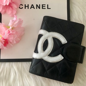 Authentic Chanel CC Cambon Agenda Binder Cover/passport 