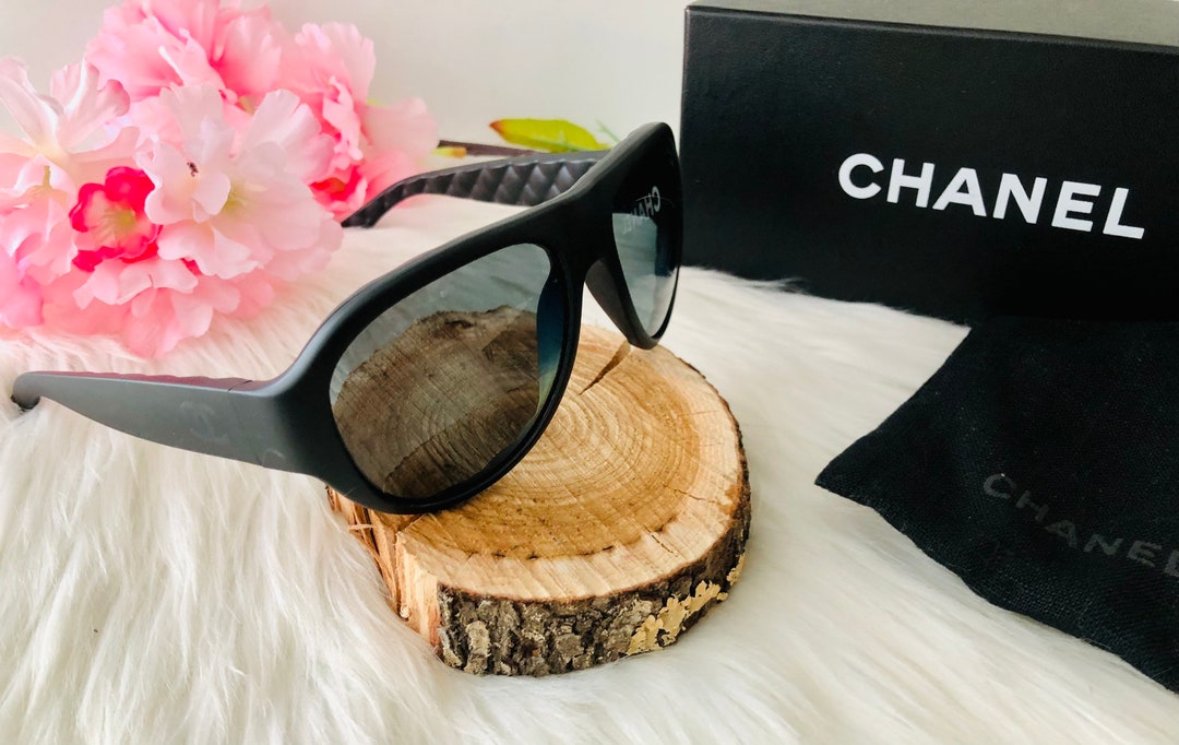 Chanel Black 5467-B Pilot Polarized Sunglasses Chanel