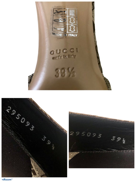 Authentic Gucci Horsebit Pattern Open-Toe Heeled … - image 3