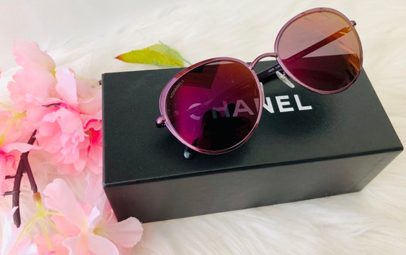 Chanel Black Mother of Pearl CC Logo Sunglasses 5076-H - Yoogi's Closet