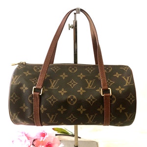 Louis Vuitton Papillon 27 Cylinder Tube shaped Barrel Bag Purse