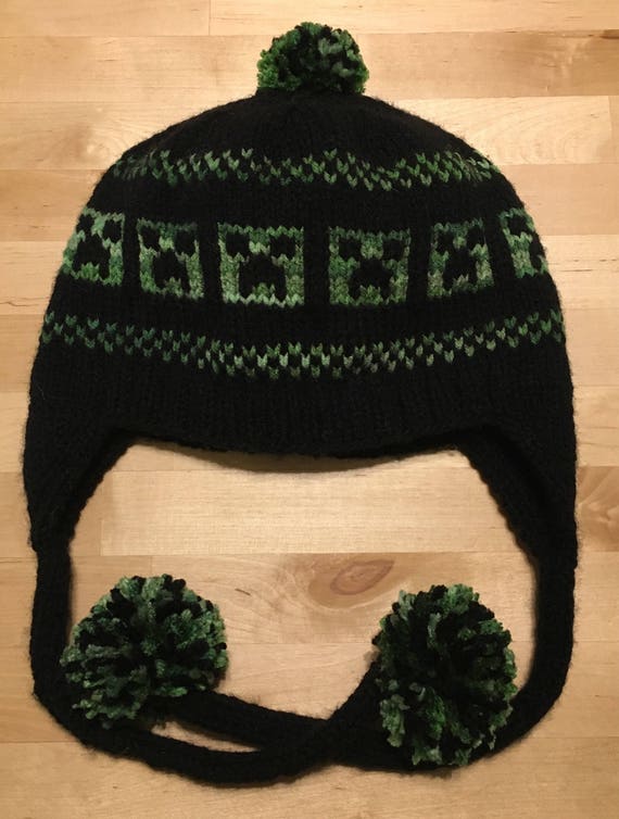 Minecraft Creeper Face Beanie