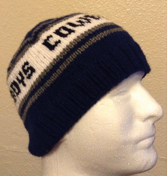 Cowboys Ear Warmer Beanie or Ear Flap 
