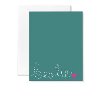Bestie Thread | Valentine&#39;s Card | Galentine&#39;s Day | Valentines Gift For Her | Best Friend Valentine&#39;s | Galentine&#39;s Day | Card for BFF