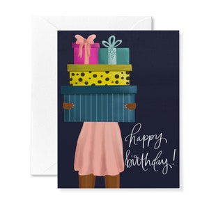 Biglietto di compleanno regalo/biglietto di compleanno/biglietto per lei/biglietto di compleanno carino/biglietto di compleanno afroamericano/biglietto di compleanno nero/compleanno