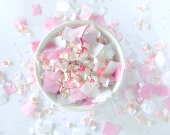 Confetti | Tickled Pink Confetti | Pink Confetti | Light Pink Confetti | Pink Party Decor | Piñata Confetti | Gender Reveal