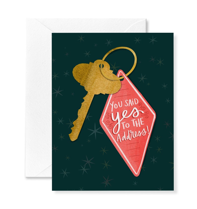 New Home Card |yes to the Address Card | New Home | Housewarming Card ...