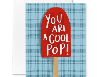 Father's Day Card, Popsicle Father's Day Card, Cute Father's Day Card, Pun Father's Day Card, Funny Father's Day Card, Card from the kids