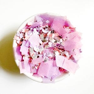 Confete | Mistura de Confete Sugar Plum | Confete de Festa | Festa de Fim de Ano | Mistura de Confete Rosa e Roxo | Quebra-Nozes | Decoração de Festa