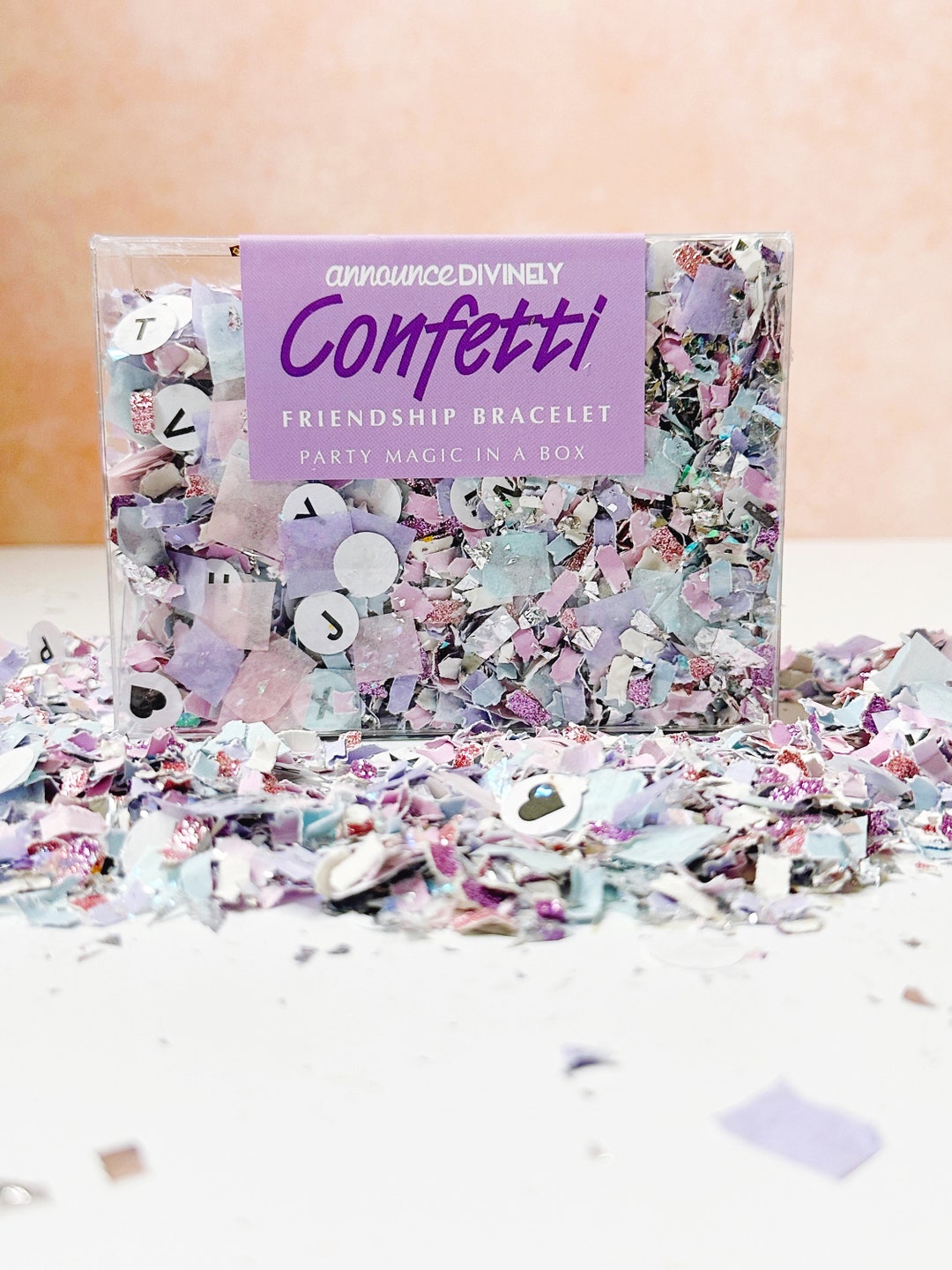 Friendship Bracelet Confetti Mix Swifties Taylor Swift Themed Parties Pastel Confetti Friendship