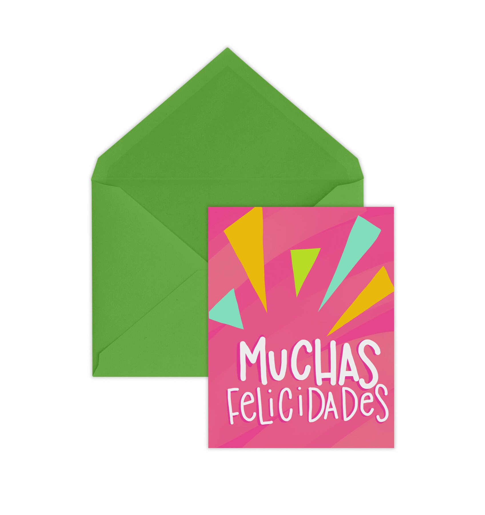 Just Because Card Muchas Felicidades Card Encouragement Etsy