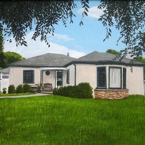 Handpainted Custom Watercolor House Portrait Home Painting 5x7 8x10 From Your Photo
