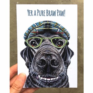 Labrador-kaart, labrador-vaderdagkaart, Pure Braw Paw