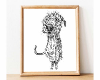 Dog Print, Father's Day Dog Print