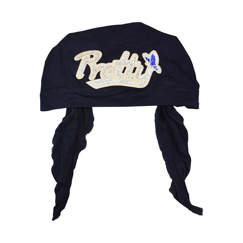 Pink Angel Applique on Childs Pretied Head Scarf Cancer Cap