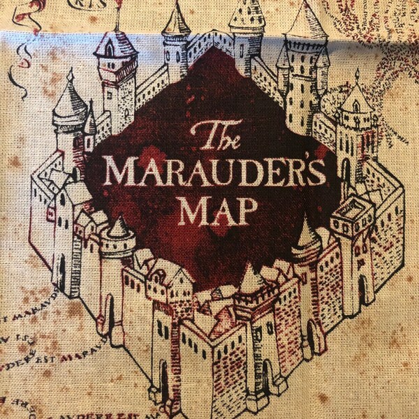 Harry Potter Marauder’s Map Fabric