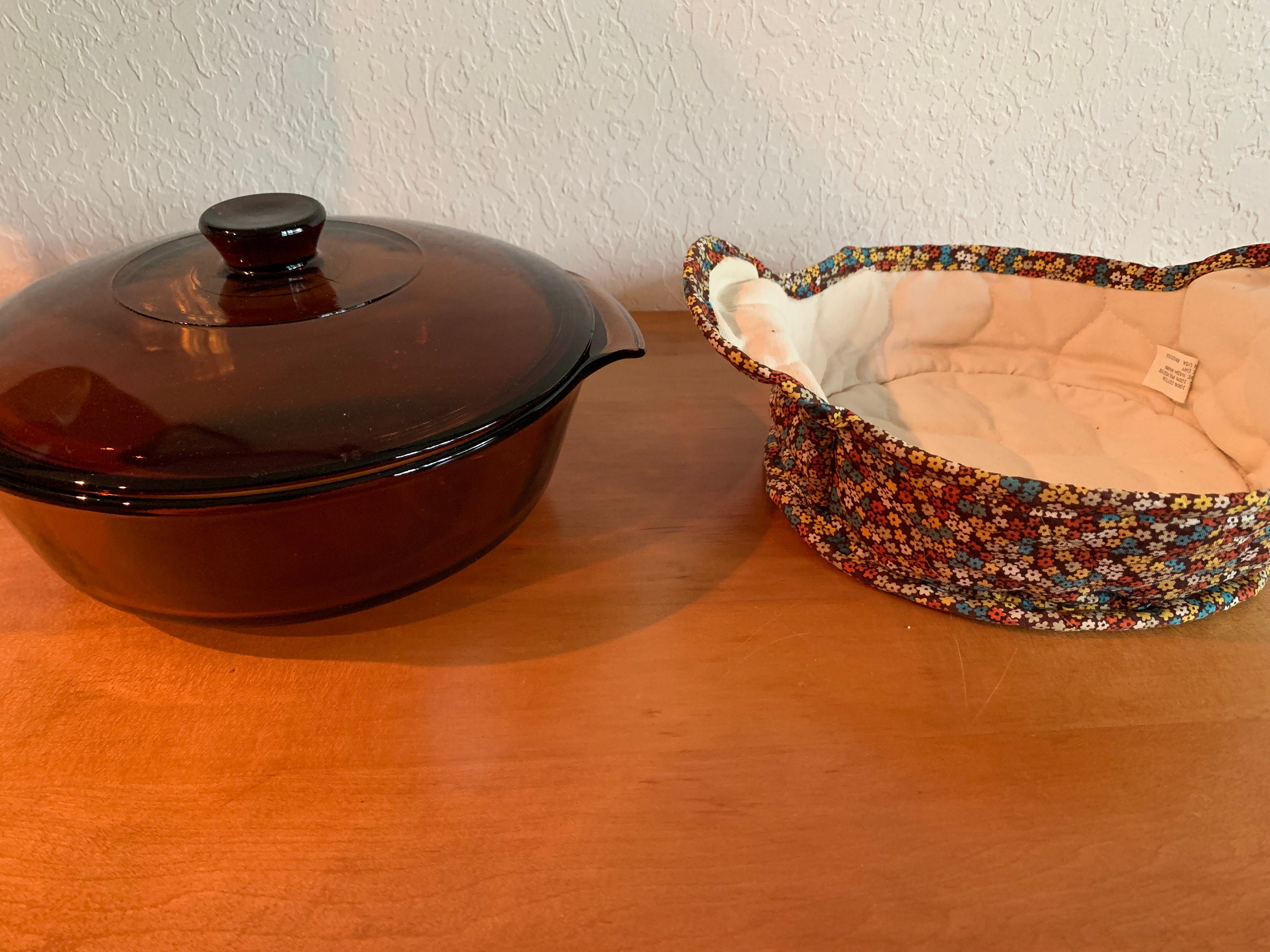 Anchor Hocking Brown Glass Baking Dish. Vintage Casserole Dish Etsy