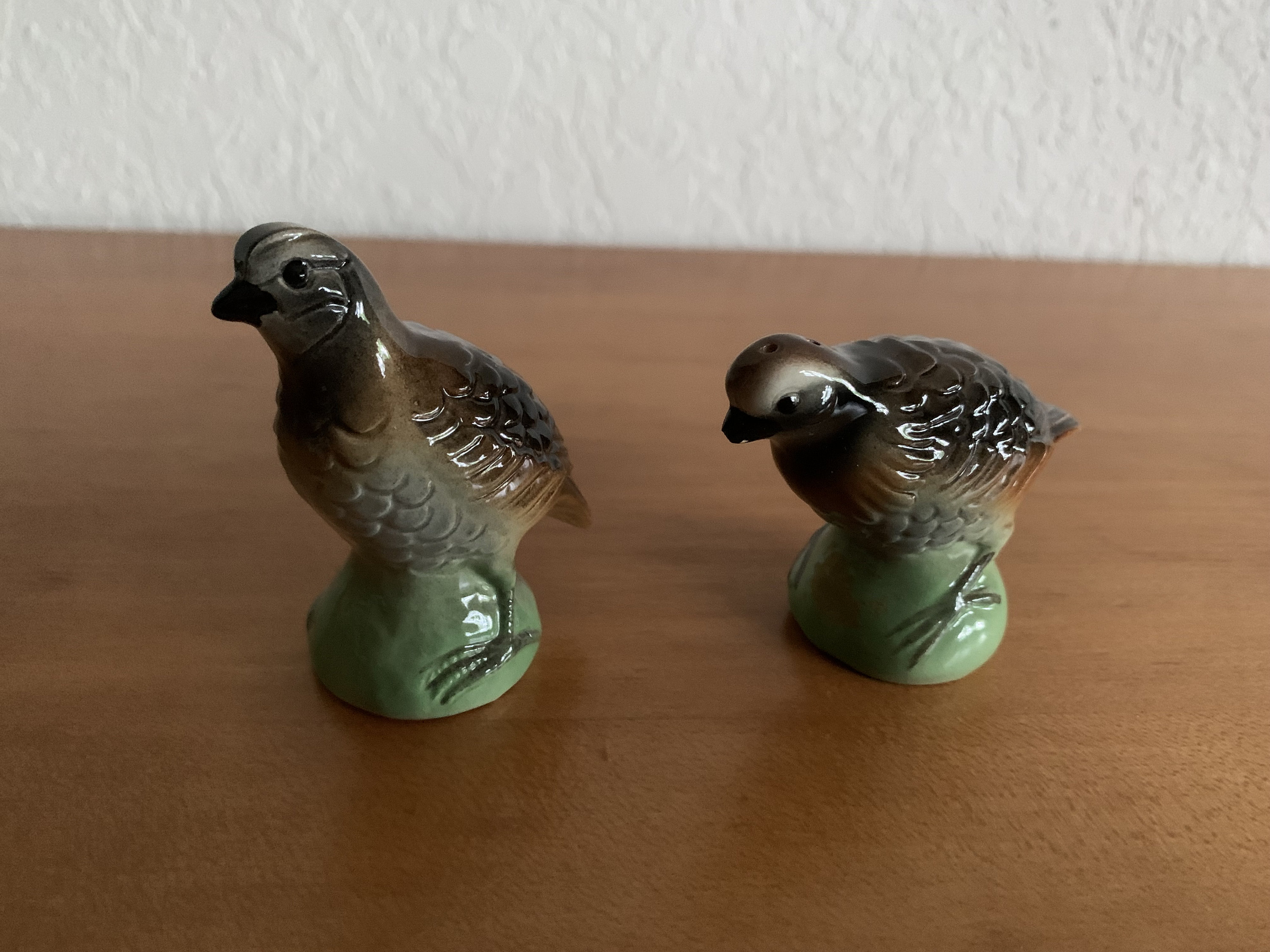 Partridge Salt and Pepper Shakers. West Germany. Vintage Quail Etsy
