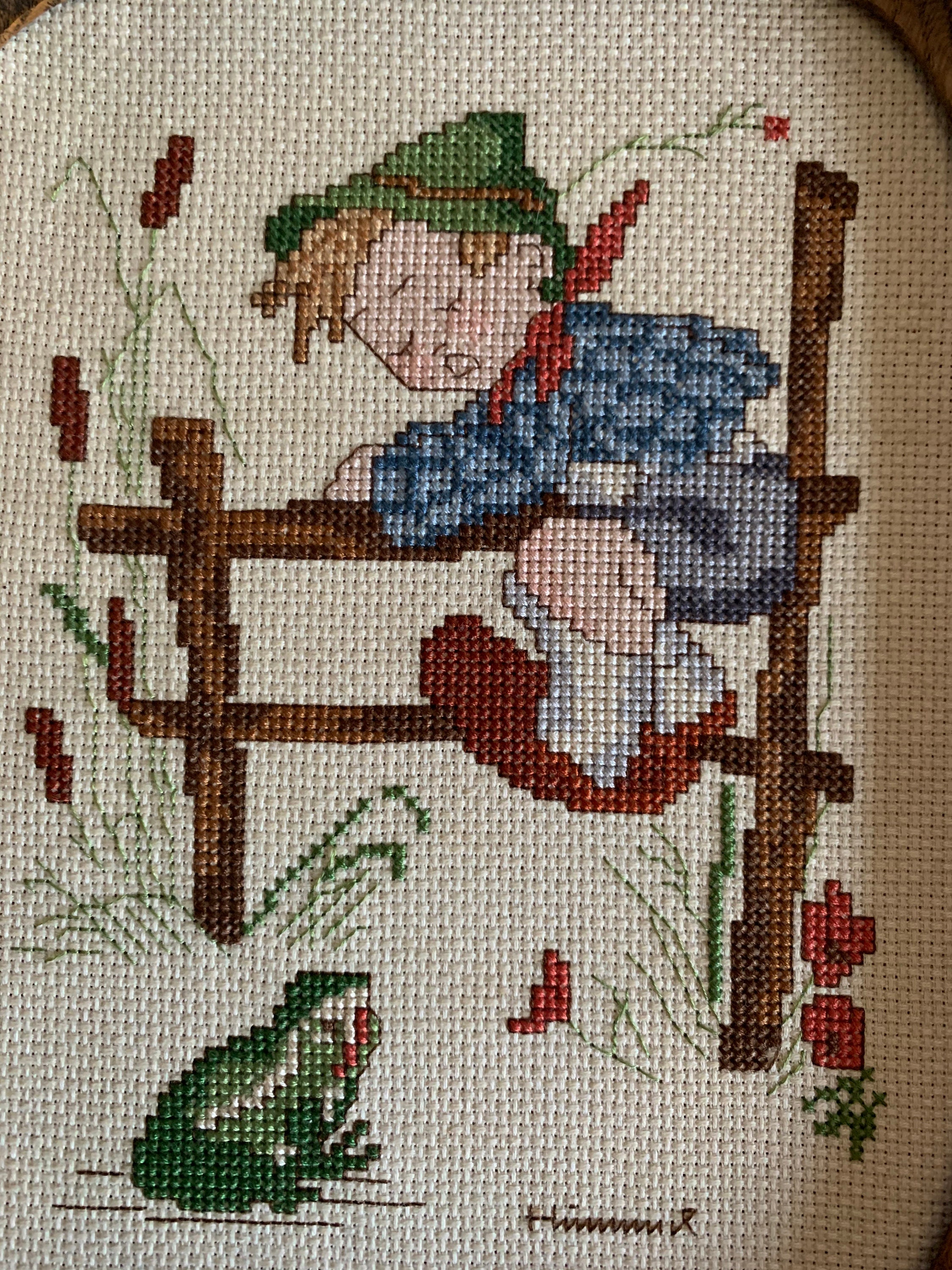 Hummel Cross Stitch Vintage Needlework Retreat to Safety Etsy Ireland