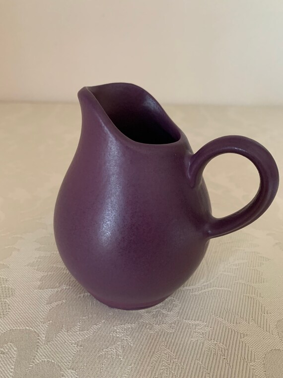 Ceramic Pitcher Purple Creamer Jug Ceramic Pitcher Purple Creamer Jug