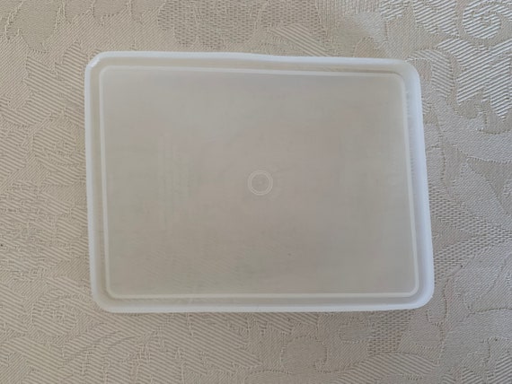 Tupperware Ice Cream Keeper, 484 486, Vintage Rectangular