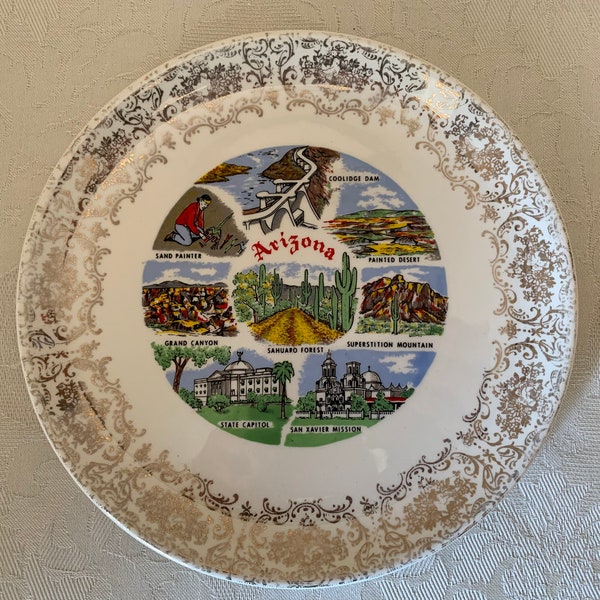 Phoenix Arizona Souvenir Plate Etsy