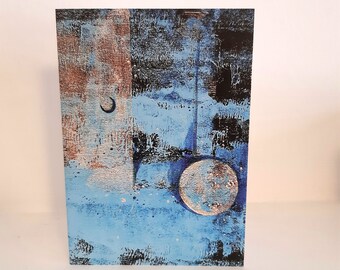 Carte Cadeau Art Abstrait - Croissant de Lune