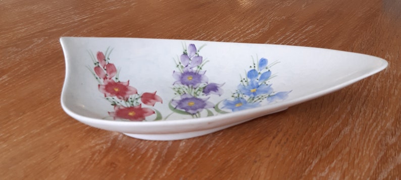 Vintage Radford Radford Hand-painted dish Vintage flower dish