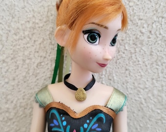 Disney Frozen Handmade Necklace & Coronation Comb Set For Anna 11" (30 cm) Doll