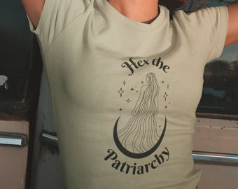 Hex the Patriarchy Shirt, Feminist Witch Shirt, Women's Rights, Pro Choice, Roe v Wade Shirt, Mystical Activist Shirt, Pro Roe Shirt, Gift