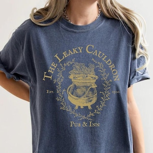 Leaky Cauldron Comfort Colors T-shirt, Universal Trip, Potter World Tee, Wizarding Apparel, Alley Top, Potterhead Gift, Cute Harry Shirt