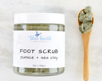 Natural Foot Scrub - Pumice + Sea Clay