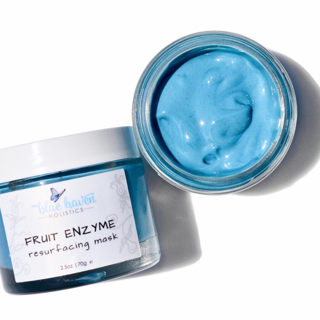 Fruit Enzyme Face Mask Enzyme Peel Natural Exfoliating Etsy