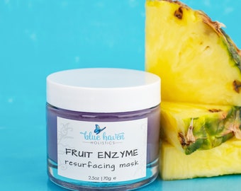 Fruit Enzyme Face Mask, Enzyme Peel, Natural Exfoliating, Facial Enzyme Mask, Enzyme Face Mask, Alpha Hydroxy Acid, Glycolic Mask