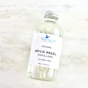 Organic Witch Hazel, Alcohol Free Witch Hazel, Witch Hazel, Witch Hazel Extract, Witch Hazel Distillate, Toner, Astringent 8oz