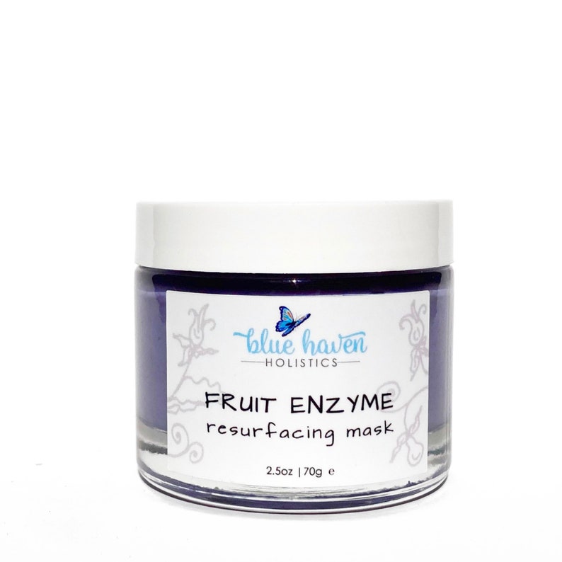 Fruit Enzyme Face Mask Enzyme Peel Natural Exfoliating Etsy