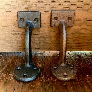 Handrail Support, Handrail, Bracket, Brace, Cast iron bracket, Stair Rail, Handrails, Iron handrail, banister, Safety Rail, Industrial Rail