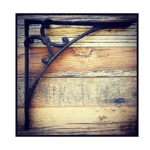 Farmhouse, X Farmhouse, Iron Brackets, Shelf Brackets, Country, Rustic, Cast Iron, Shelf Supply, 9.5&quot;,or 7&quot; or 5.5&quot;  SOLD INDIVIDUALLY