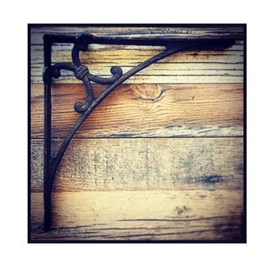 Farmhouse, X Farmhouse, Iron Brackets, Shelf Brackets, Country, Rustic, Cast Iron, Shelf Supply, 9.75",or 7" or 5.5"  SOLD INDIVIDUALLY